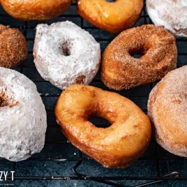 donuts on a wire rack