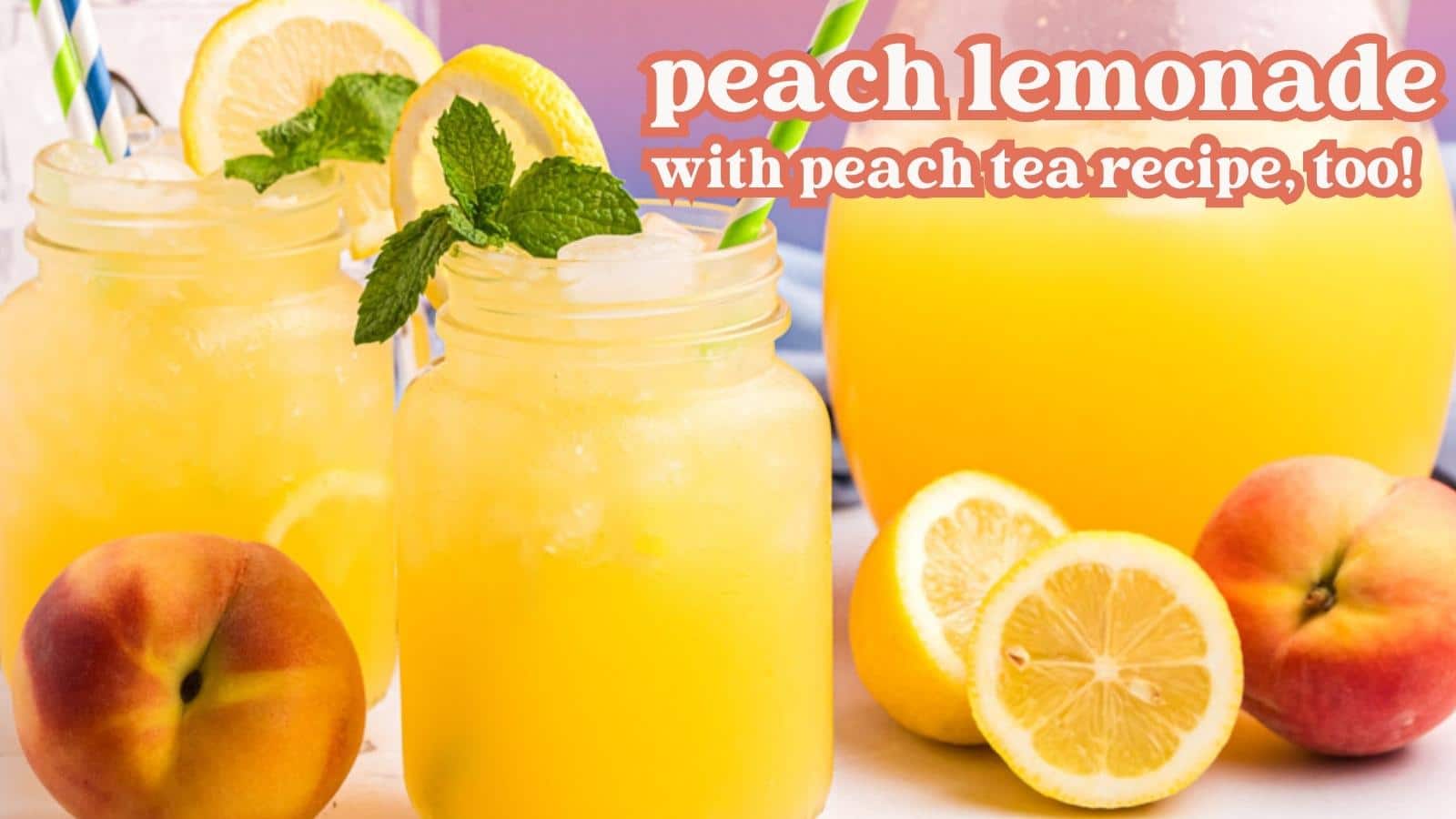 How to Make Peach Lemonade (+ Flavor Variations) - Alphafoodie