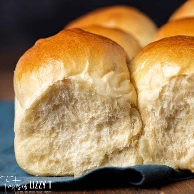 up close shot of sourdough roll