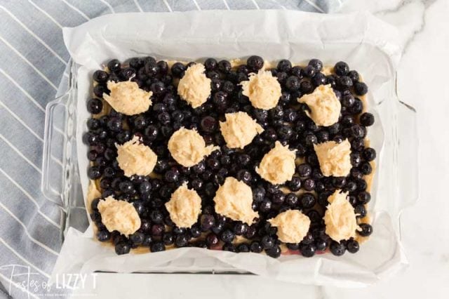 unbaked blueberry coconut bars