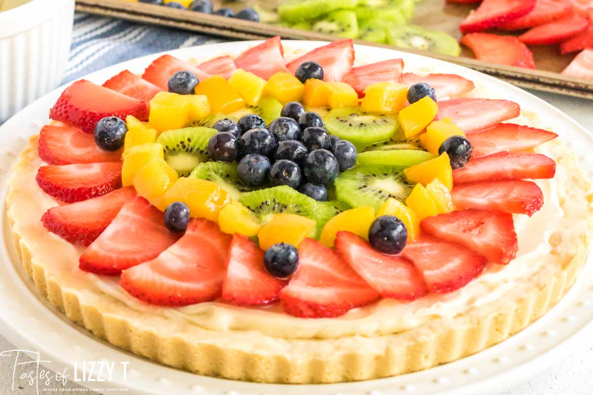 Lemon Glazed Summer Fresh Fruit Tart Tastes Of Lizzy T Lemon Glazed Summer Fresh Fruit Tart Tastes Of Lizzy T