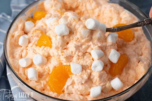 orange jello fluff salad