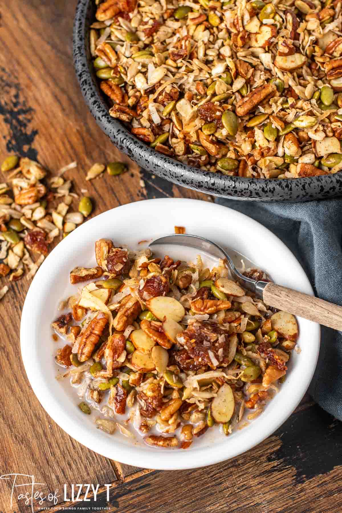 Paleo Granola Recipe No Added Sugar Tastes Of Lizzy T