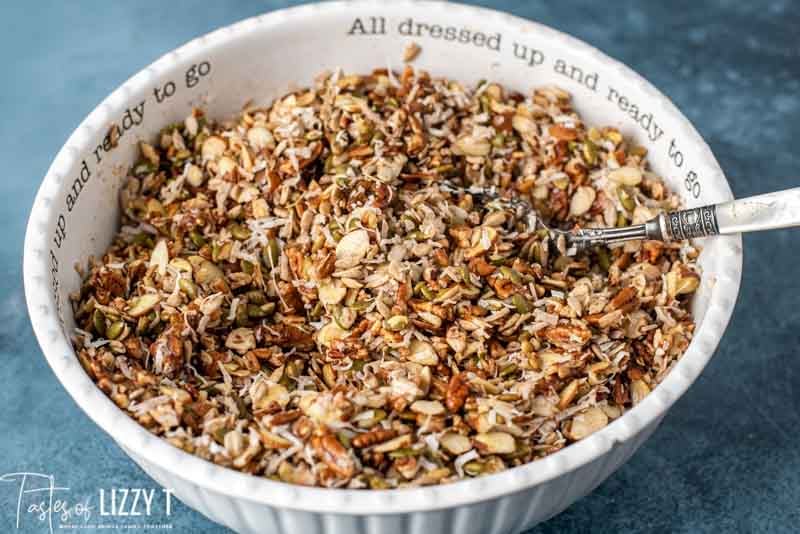 Paleo Granola Recipe {No Added Sugar} Tastes of Lizzy T