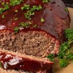 meatloaf with barbecue sauce