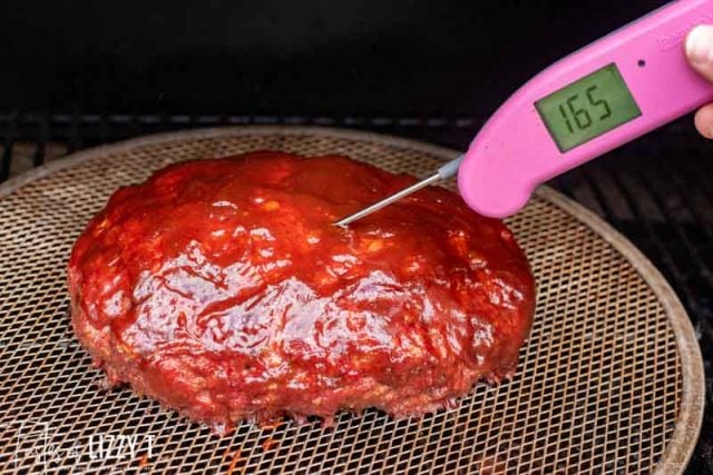 temperature of meatloaf 165º