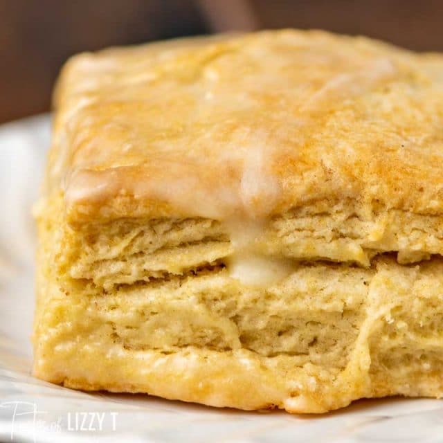biscuit with butter on top