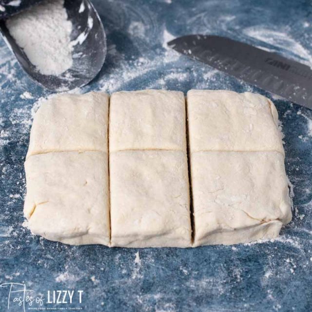 6 sourdough biscuits unbaked