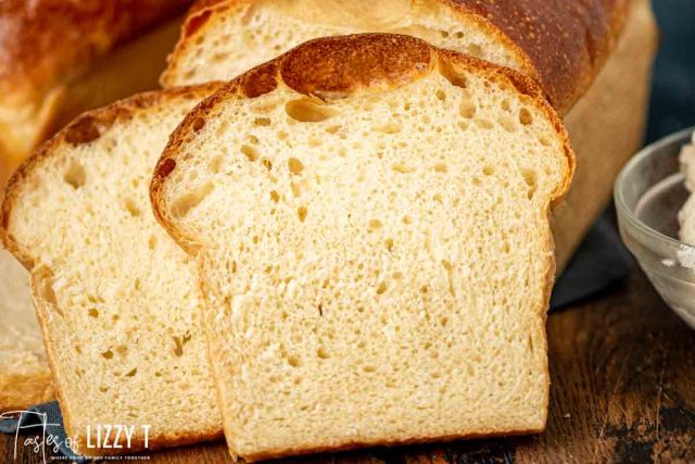 slices of white sourdough bread