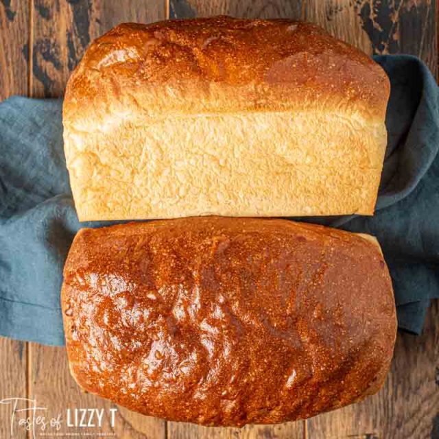 two loaves of sourdough bread