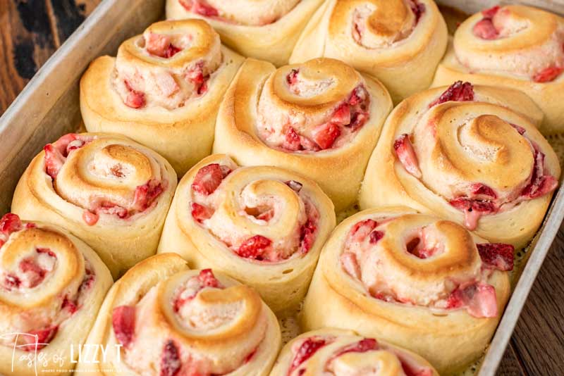 Strawberry Rolls Tastes of Lizzy T