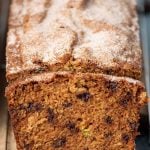 loaf of amish friendship zucchini bread