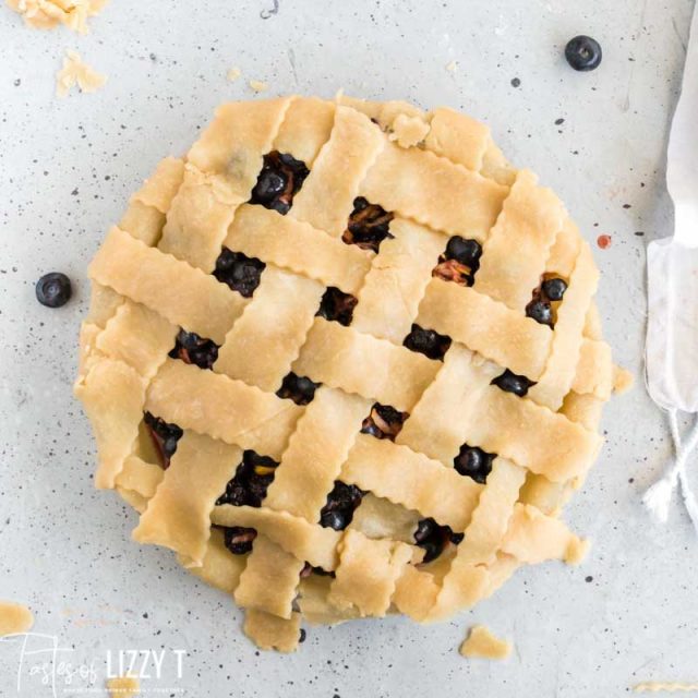 lattice top pie