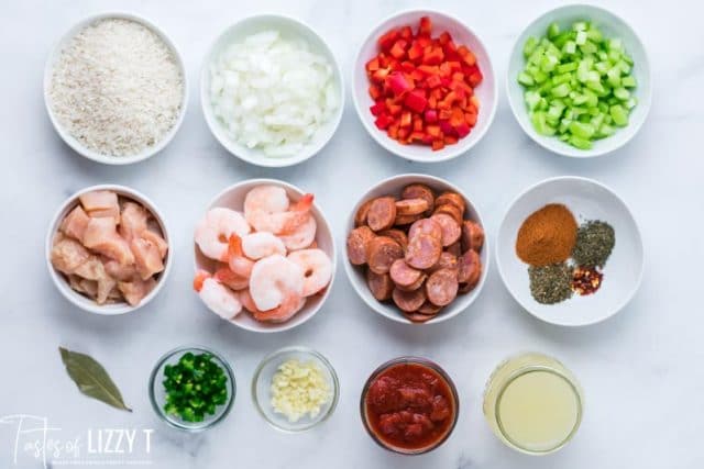 ingredients for jambalaya recipe