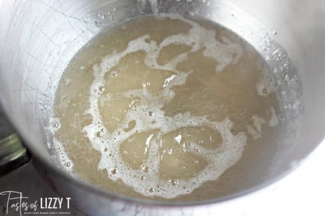 gelatin for homemade marshmallows in a bowl