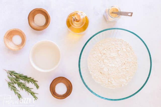 ingredients for focaccia