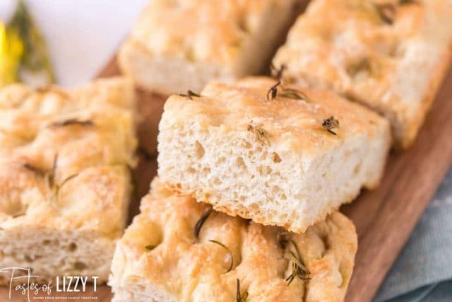 No Knead Focaccia Bread Recipe | Tastes of Lizzy T