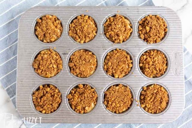 unbaked caramel apple buttermilk muffins