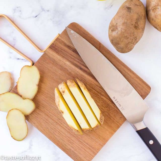 how to slice potatoes