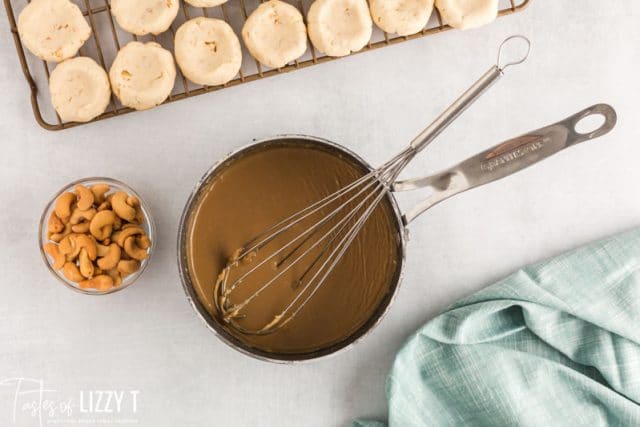 homemade in a pan with a whisk