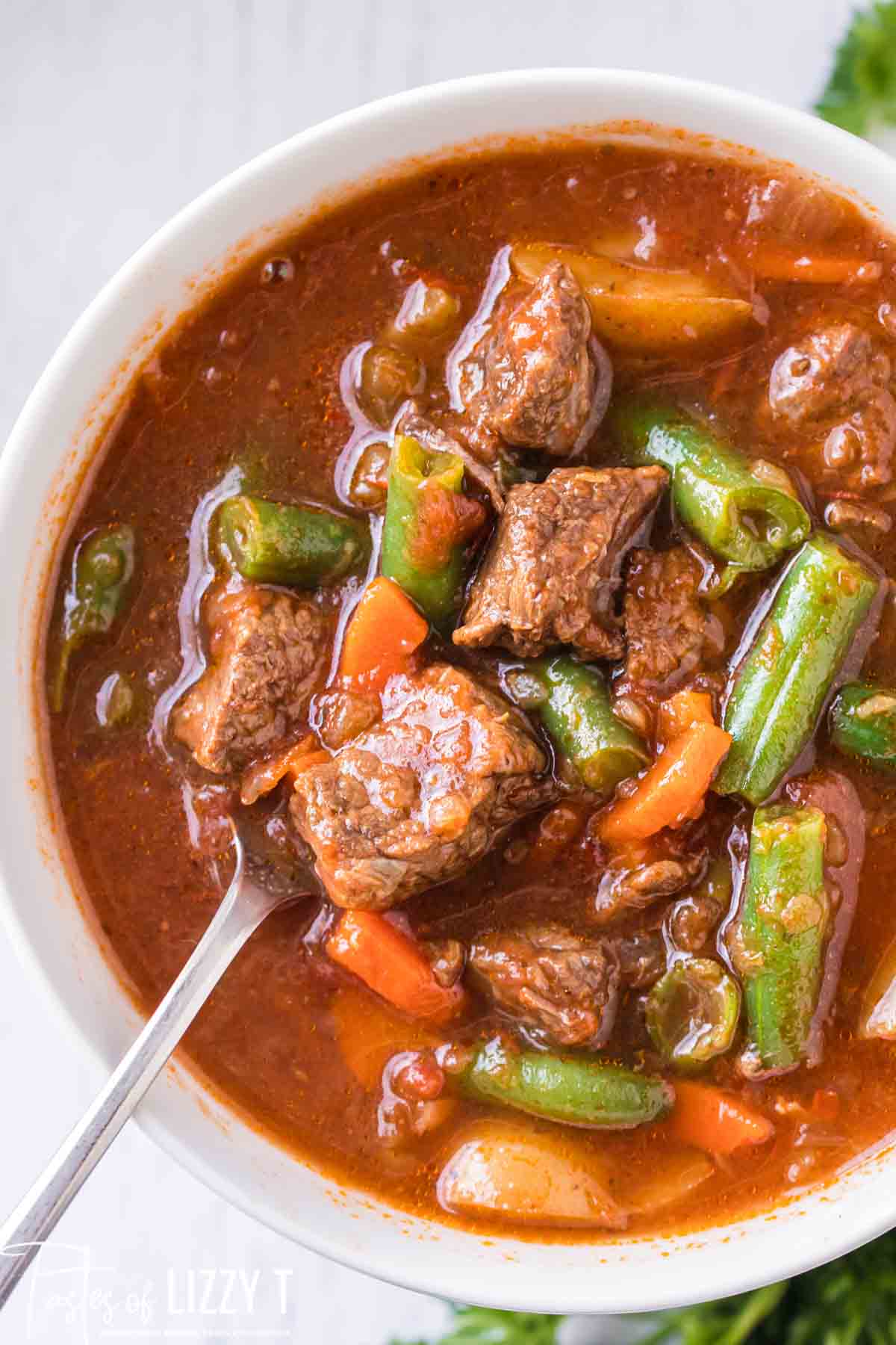 Instant Pot Vegetable Beef Soup Recipe Tastes of Lizzy T