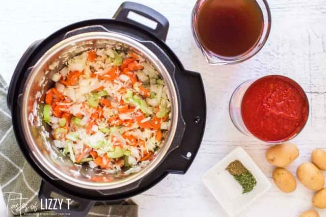 veggies in instant pot