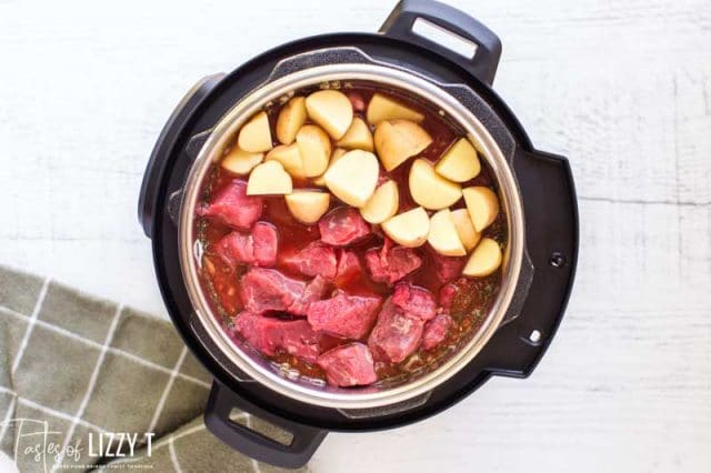 potatoes and beef in instant pot