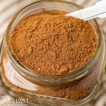 pumpkin spice mix in a mason jar