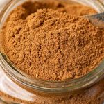 pumpkin spice mix in a mason jar