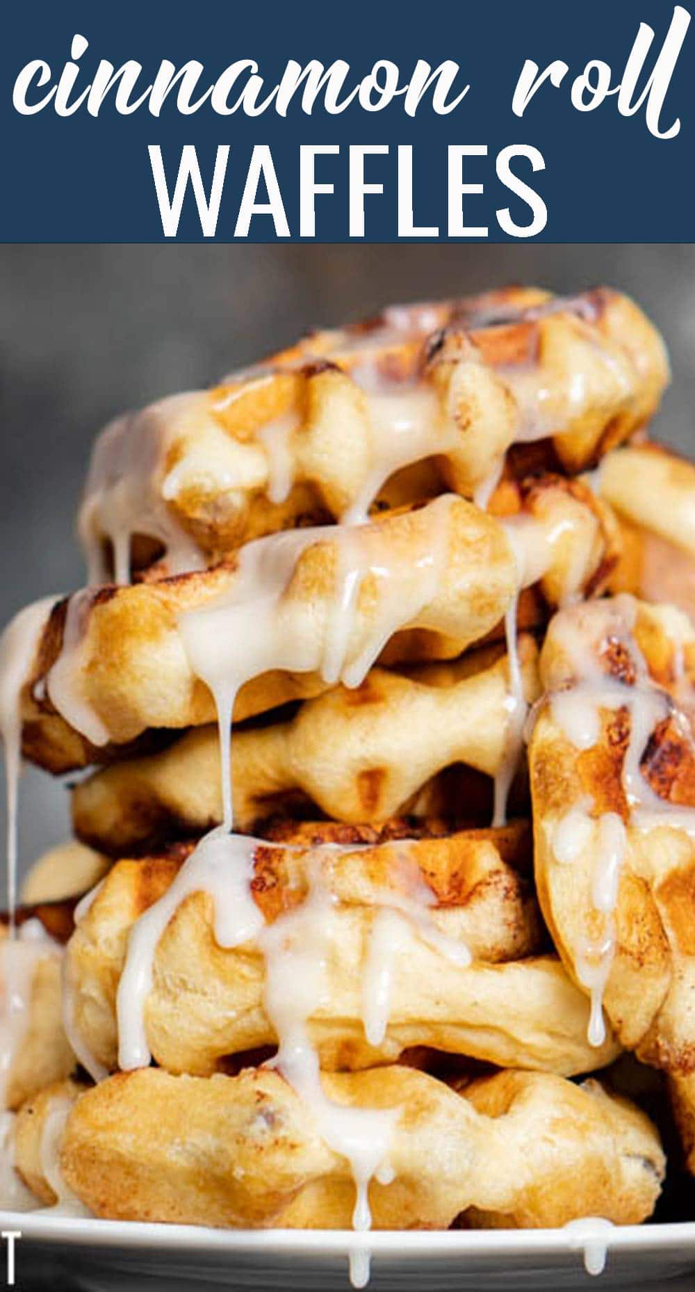 Cinnamon Rolls in the Waffle Maker Tastes of Lizzy T