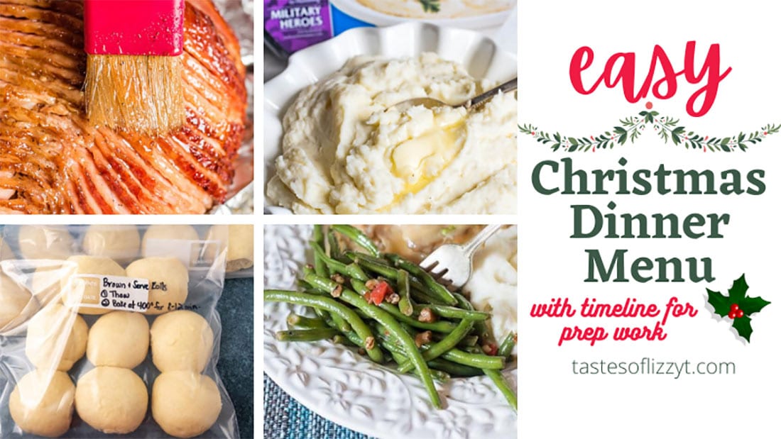 Easy Christmas Dinner Menu With Timeline Tastes Of Lizzy T