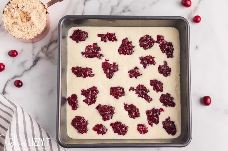 Cranberry Cream Cheese Bars Recipe Tastes of Lizzy T