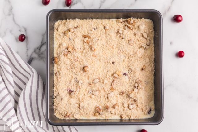 unbaked cranberry cream cheese bars