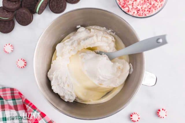 whipped topping in a bowl