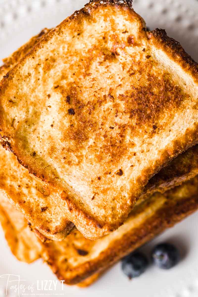 plain french toast on a plate