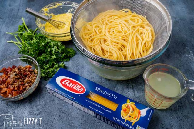 pasta in a colander