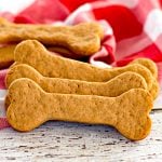 stack of homemade dog treats