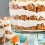 layered cake dessert with walnuts