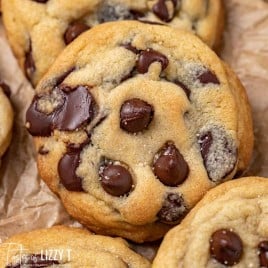 closeup of a cookie