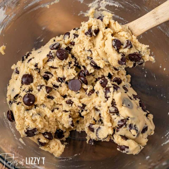 cookie dough in a bowl