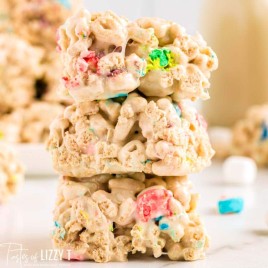 stack of 3 marshmallow cereal bars