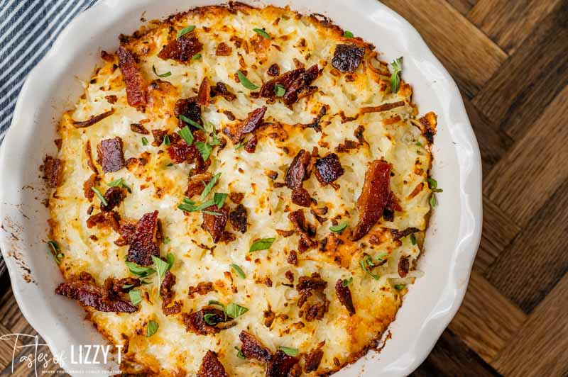Potatoes Romanoff {Easy Potato Casserole} Tastes of Lizzy T