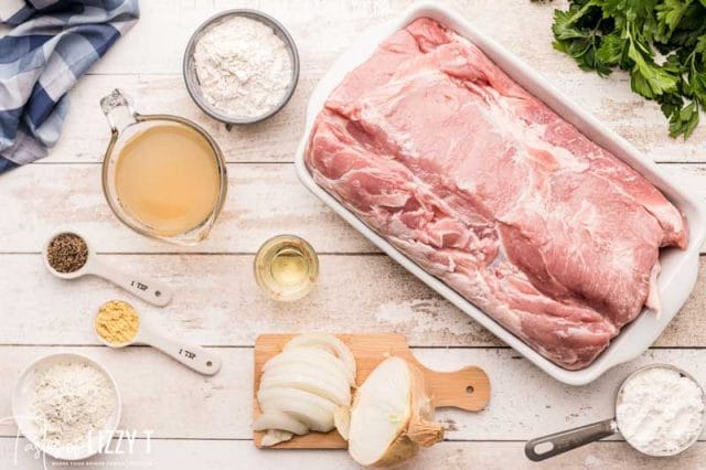 ingredients for slow cooker pork loin