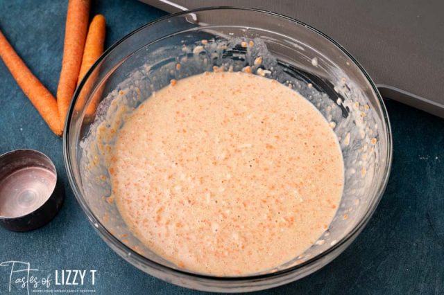 pancake batter in a bowl