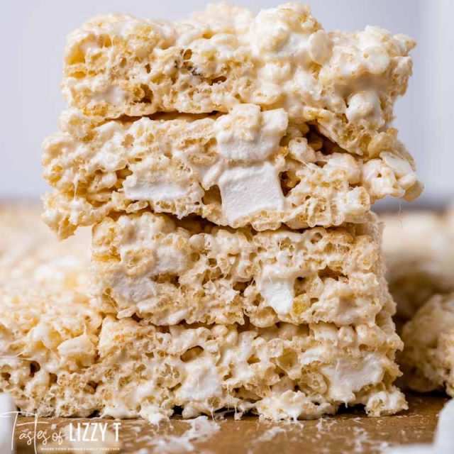 How to Make The Best Rice Krispie Treats | Tastes of Lizzy T