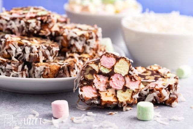 slices of church window cookies on a plate