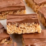 scotcheroo bars sitting on a table