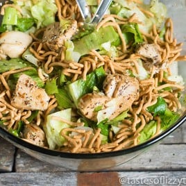 chicken salad in a bowl