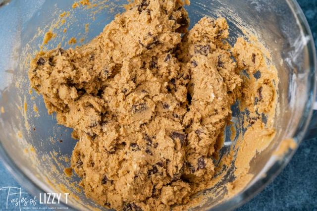 cookie dough in a bowl