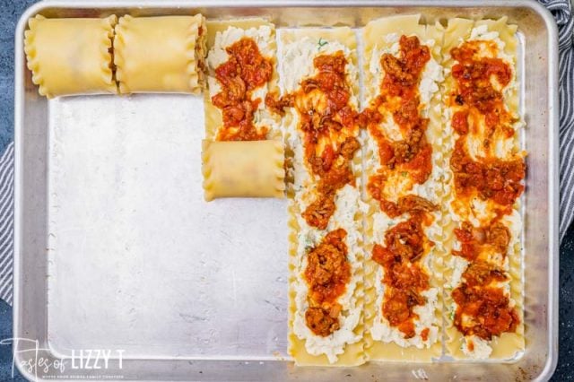 how to make lasagna rollups